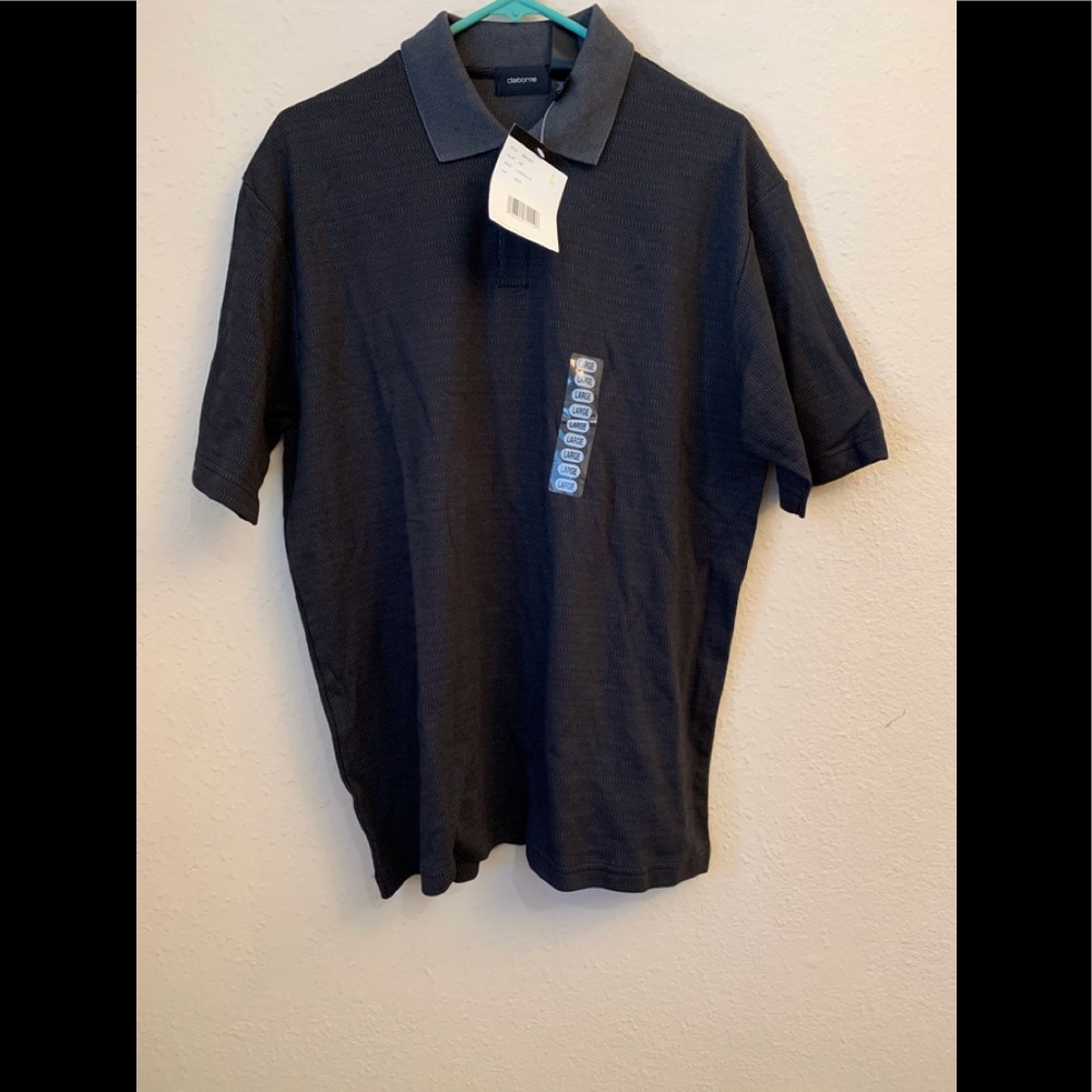 New Claiborne polo shirt men’s short sleeve